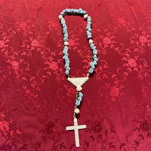 Hand made Rosary 25” long